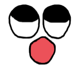 Face (There is no letter)5 woman sticker #8541868