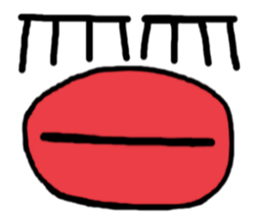 Face (There is no letter)5 woman sticker #8541870