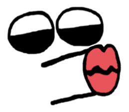 Face (There is no letter)5 woman sticker #8541872