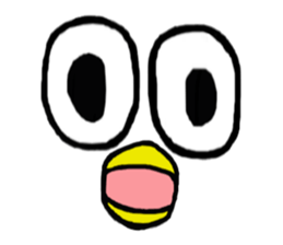 Face (There is no letter)5 woman sticker #8541873