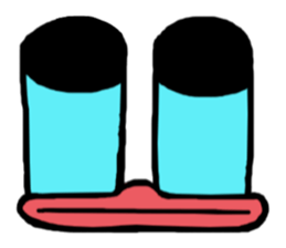 Face (There is no letter)5 woman sticker #8541877