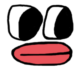 Face (There is no letter)5 woman sticker #8541878