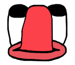 Face (There is no letter)5 woman sticker #8541879