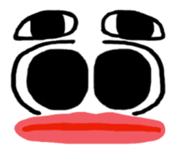 Face (There is no letter)5 woman sticker #8541881