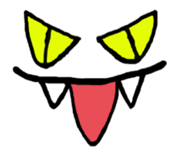 Face (There is no letter)5 woman sticker #8541882