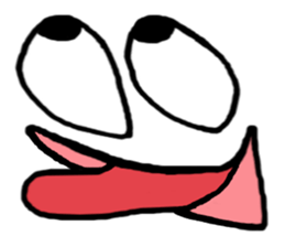 Face (There is no letter)5 woman sticker #8541883