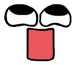 Face (There is no letter)5 woman sticker #8541887