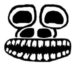 Face (There is no letter)5 woman sticker #8541888