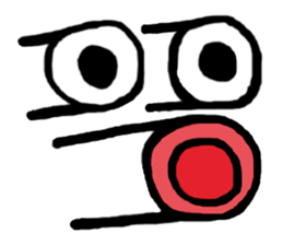 Face (There is no letter)5 woman sticker #8541890