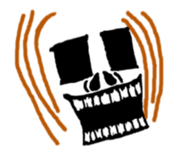 Face (There is no letter)5 woman sticker #8541892