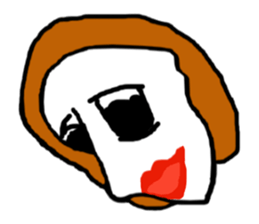 Face (There is no letter)5 woman sticker #8541900