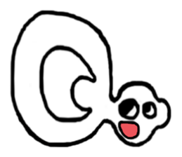 Face (There is no letter)5 woman sticker #8541905