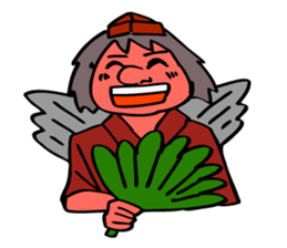 Tengu, the King of the woods. sticker #8541952