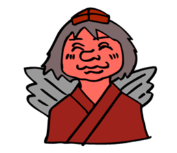 Tengu, the King of the woods. sticker #8541962