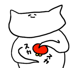 aka crazy cat sticker #8542294