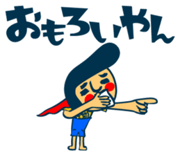 Habit boy stickers No.4 (KANSAI BEN) sticker #8543017