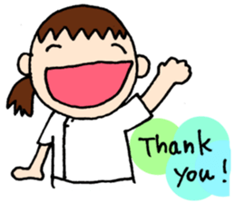 She is a nurse. sticker #8543309