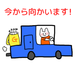 RICOBEL Golf conversation version 2 sticker #8543346