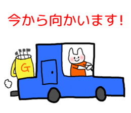 RICOBEL Golf conversation version 2 sticker #8543346