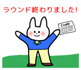 RICOBEL Golf conversation version 2 sticker #8543353