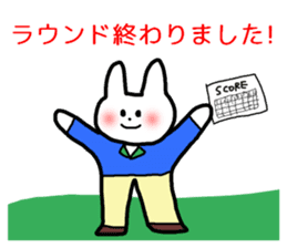 RICOBEL Golf conversation version 2 sticker #8543353