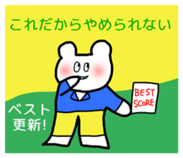 RICOBEL Golf conversation version 2 sticker #8543370