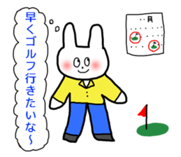 RICOBEL Golf conversation version 2 sticker #8543374