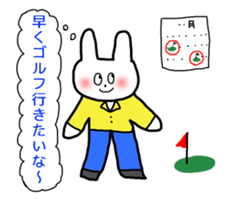 RICOBEL Golf conversation version 2 sticker #8543374