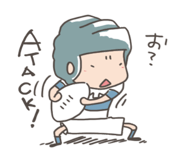 rugby boy's2 sticker #8543550