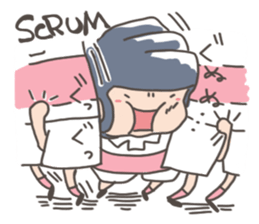 rugby boy's2 sticker #8543563