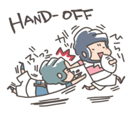 rugby boy's2 sticker #8543576