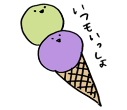 mossan of odango. sticker #8543938