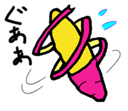 Baked sweet potato sticker #8544153