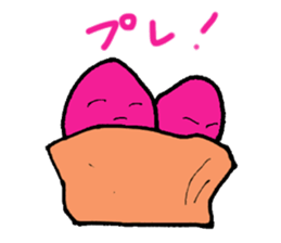 Baked sweet potato sticker #8544158
