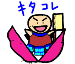 Baked sweet potato sticker #8544170