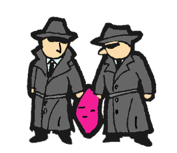 Baked sweet potato sticker #8544181