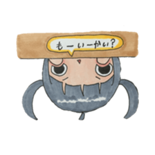 The girl and the rabbit Mimiko. sticker #8544890