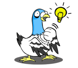 pigeon communicate sticker #8545266