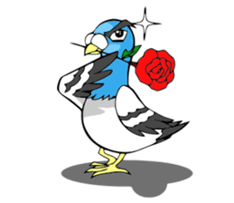 pigeon communicate sticker #8545280