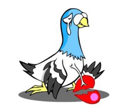 pigeon communicate sticker #8545292