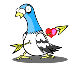 pigeon communicate sticker #8545300