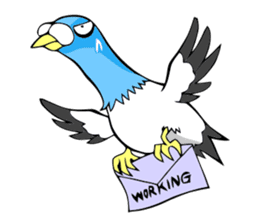 pigeon communicate sticker #8545304