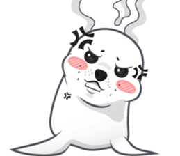 Cartoon seal v.0001 sticker #8545728
