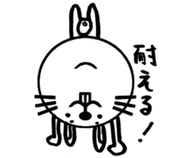 white white rabbit stickers sticker #8547434