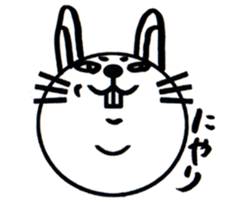 white white rabbit stickers sticker #8547449