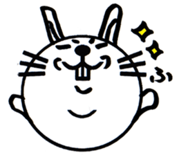 white white rabbit stickers sticker #8547450