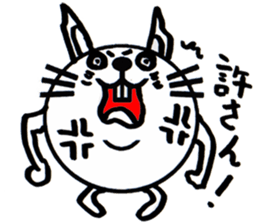 white white rabbit stickers sticker #8547451