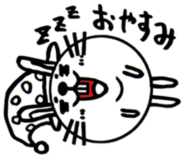 white white rabbit stickers sticker #8547457