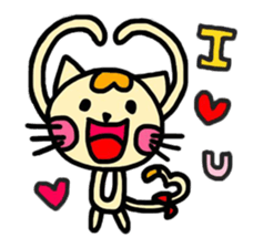 Chicken&Cat&Rabbit 2 sticker #8547547