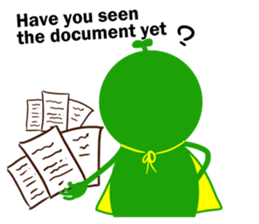 sales superman (ENGLISH) sticker #8547619